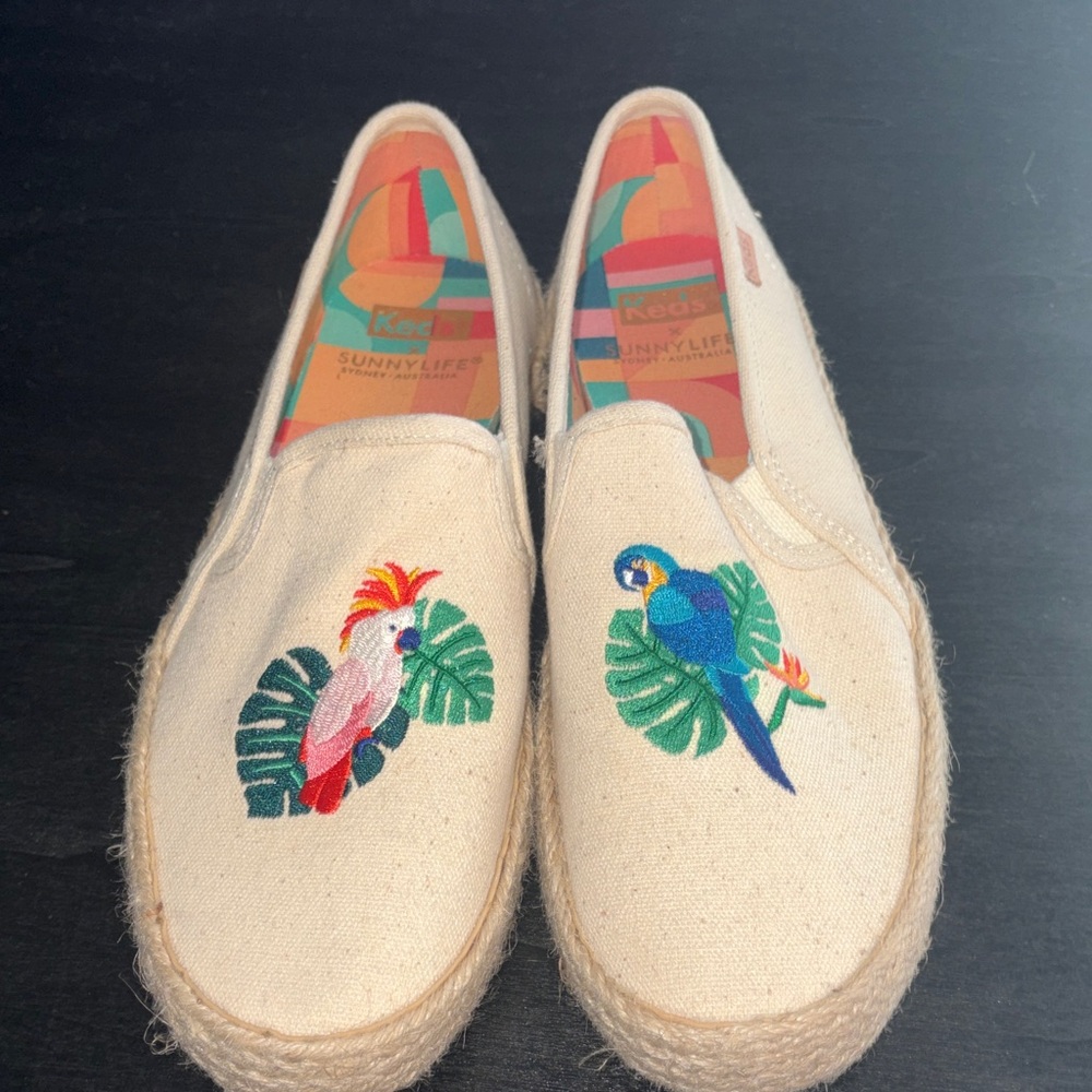 🌴 Keds x SunnyLife Double Decker Sneakers | Espadrille Sole | Size 8 🌴 - Picture 2 of 7